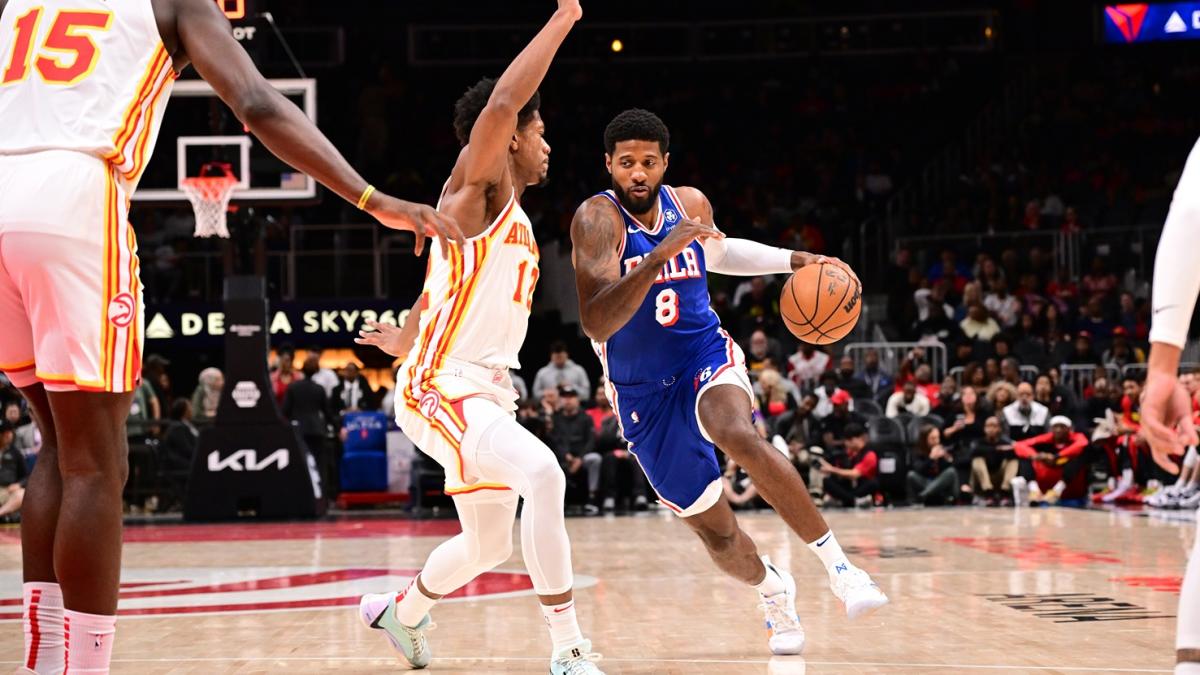 3 observations after Paul George exits with left knee injury in Sixers’ preseason win