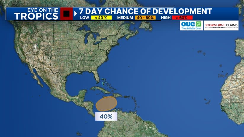 Area of low pressure is expected to form in the Caribbean later this week