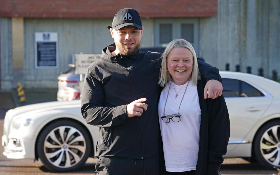 ‘Big up Keir Starmer’, says early release prisoner posing in front of Bentley