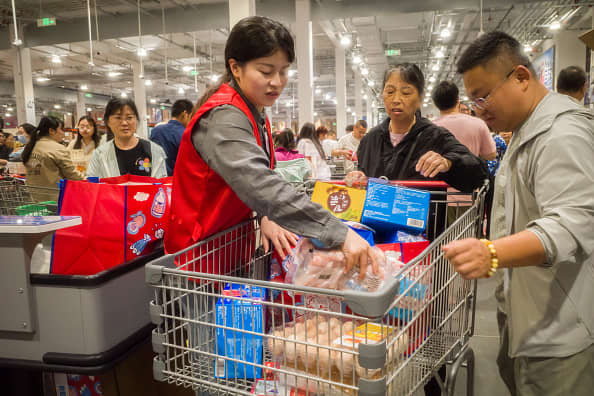 China reports better-than-expected retail sales and industrial production data