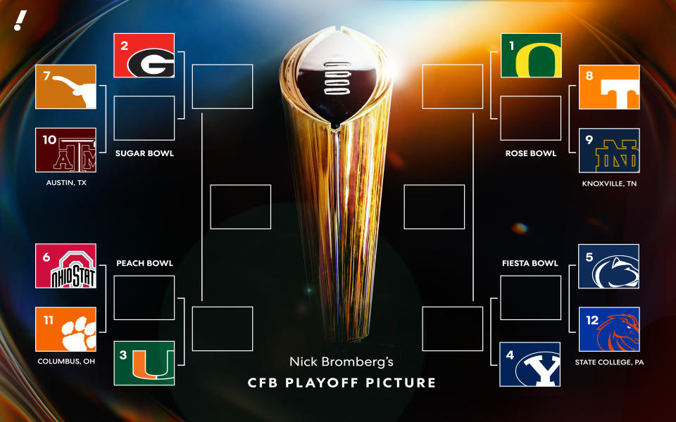 College Football Playoff Picture: Here’s what the 12-team bracket looks like after Week 9