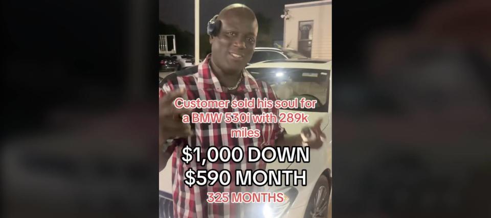 ‘Deal with the devil’: Texas man locks in 67% APR on BMW loan, paying 0/month for 27 years