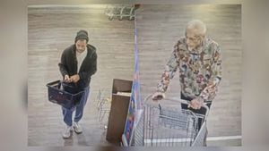 Do you recognize them? Police looking for 2 suspects accused of stealing items from Kroger