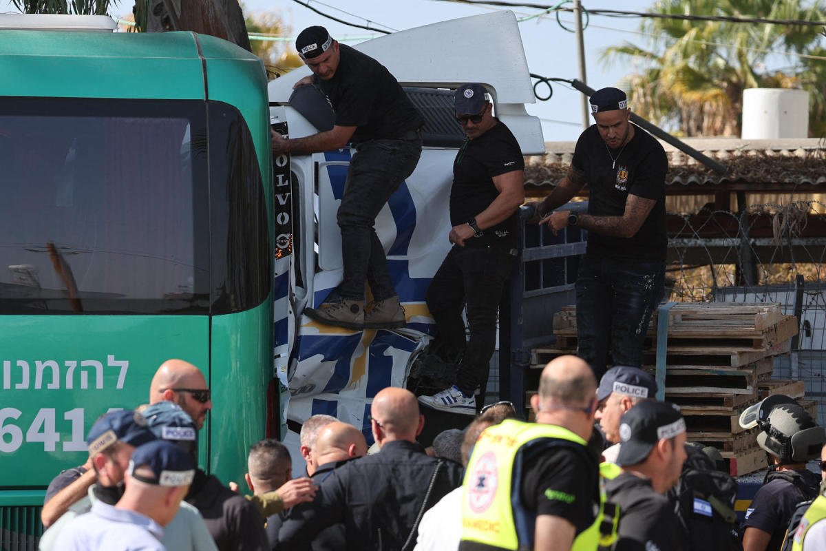 Dozens of casualties after ‘truck-ramming’ at bus stop near Tel Aviv