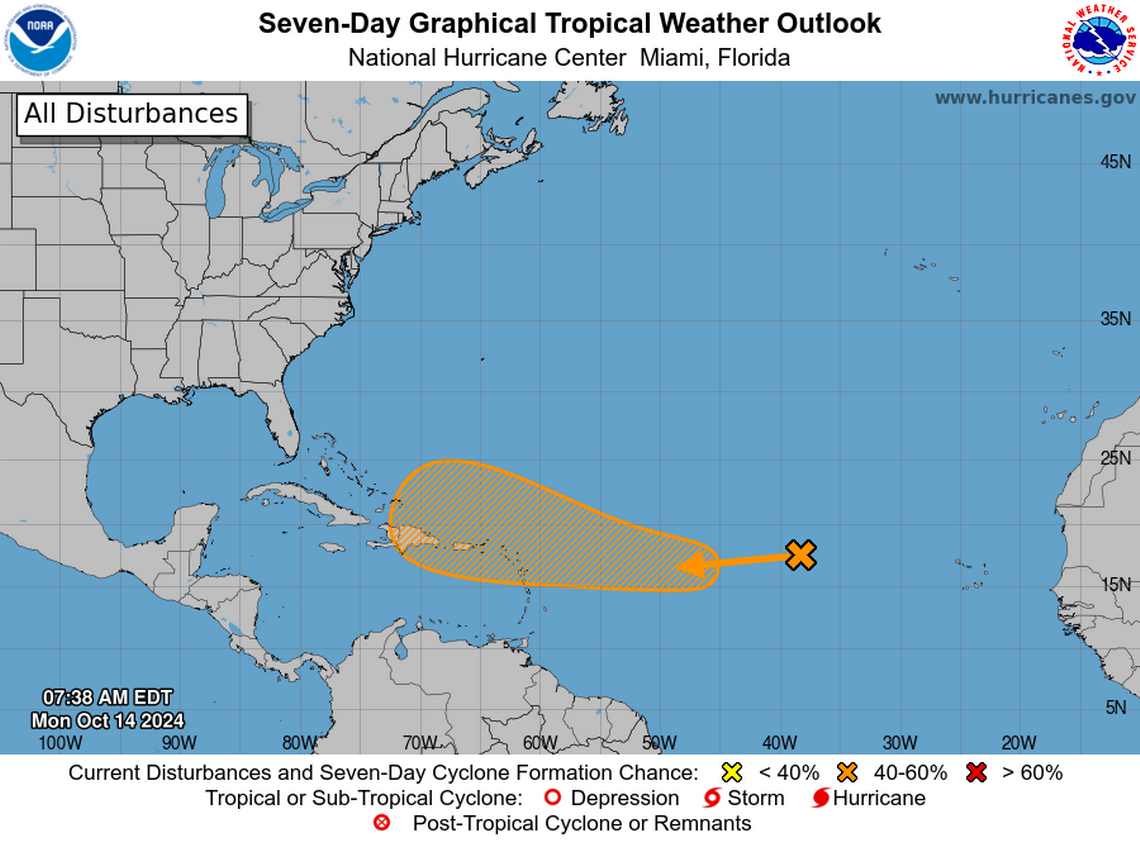 Forecasters are watching a potential new system that could approach the Caribbean