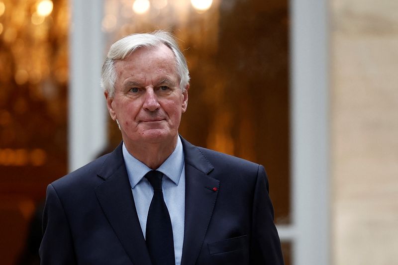 French Premier Barnier eyes tax hikes worth up to 18 billion euros, Parisien reports