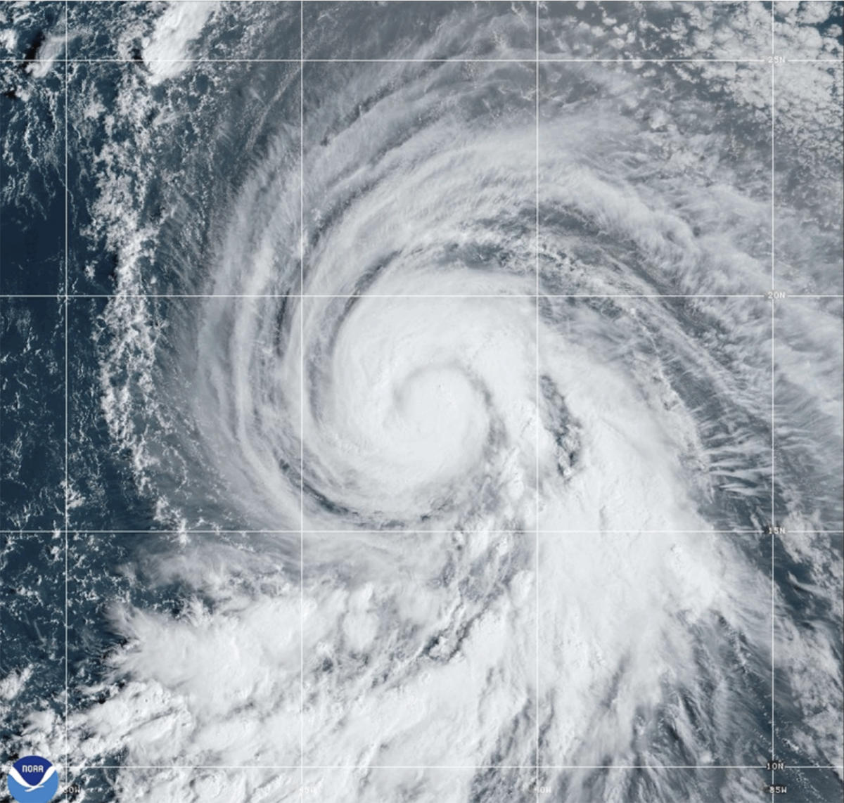 Hurricane Kirk strengthens into a Category 4 storm in the Atlantic