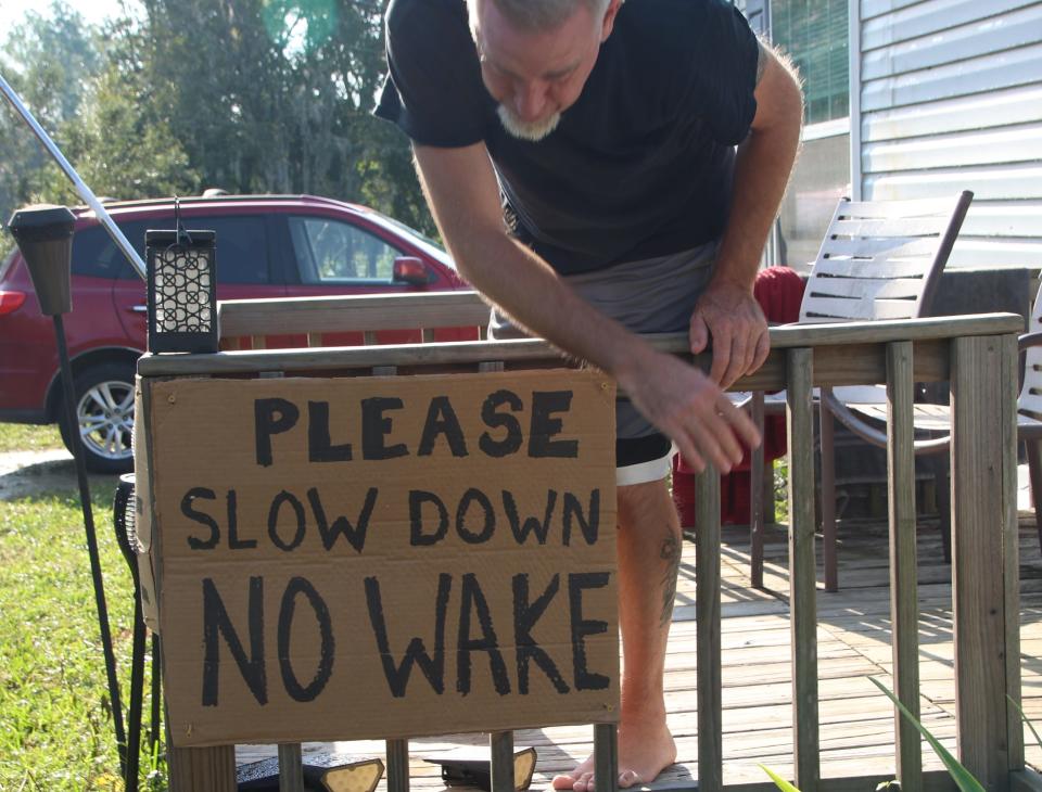 ‘It was about thigh deep’: Water slowly recedes in Rockridge area days after Hurricane Milton