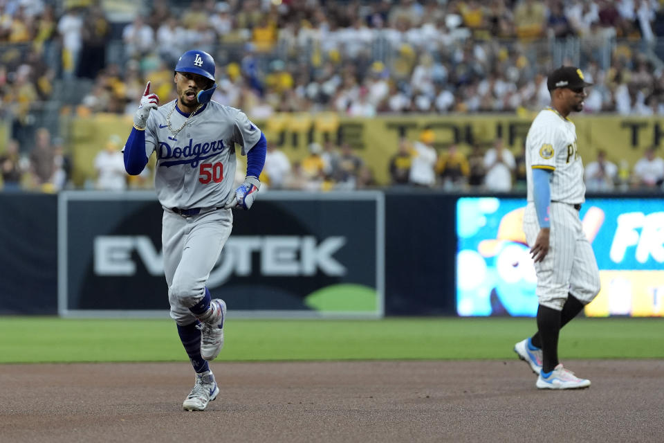 Mookie Betts gets the best of Jurickson Profar with HR in near-carbon copy of play that sparked Padres-Dodgers dramatics