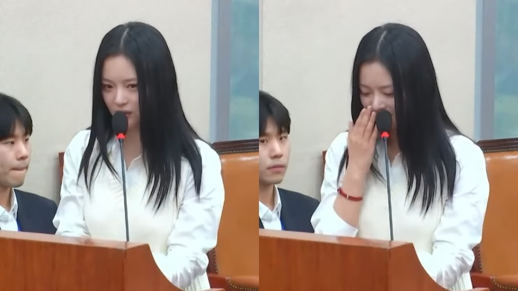 NewJeans’ Hanni gives emotional testimony at Korean parliament on workplace bullying