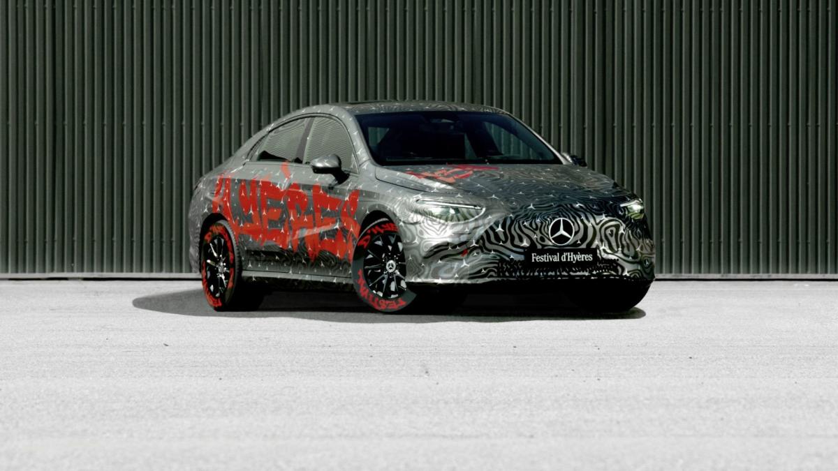 Next-Gen Mercedes-Benz CLA Unveiled in Camouflage at Festival d’Hyères