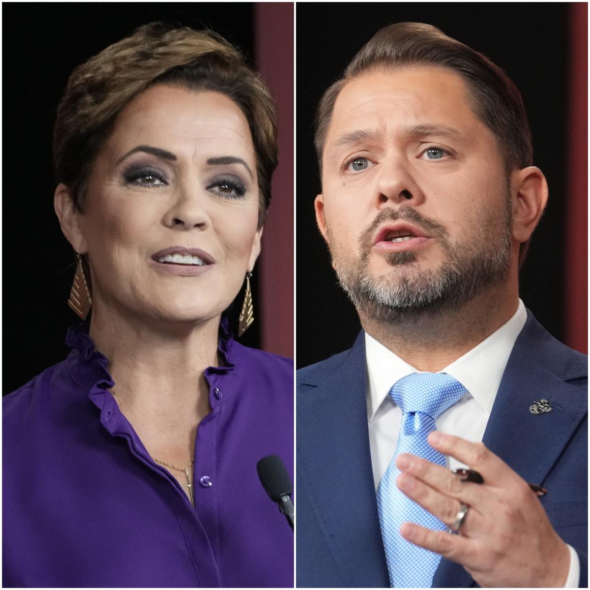 Opinion: Ruben Gallego’s divorce file blows up in Kari Lake’s face