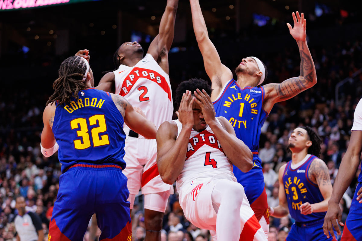 Raptors’ Scottie Barnes out for at least 3 weeks with orbital fracture after being hit by Nikola Jokić