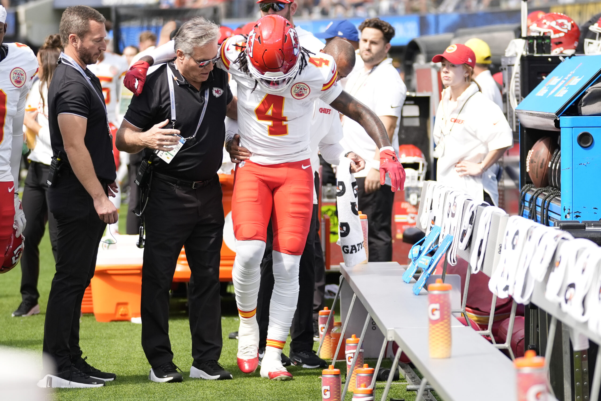 Rashee Rice placed on injured reserve by Chiefs, will miss minimum of 4 games