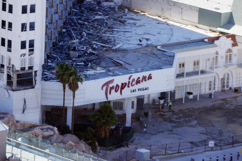 Rewatch Tropicana implosion bring down Vegas casino in ‘breathtaking spectacle’