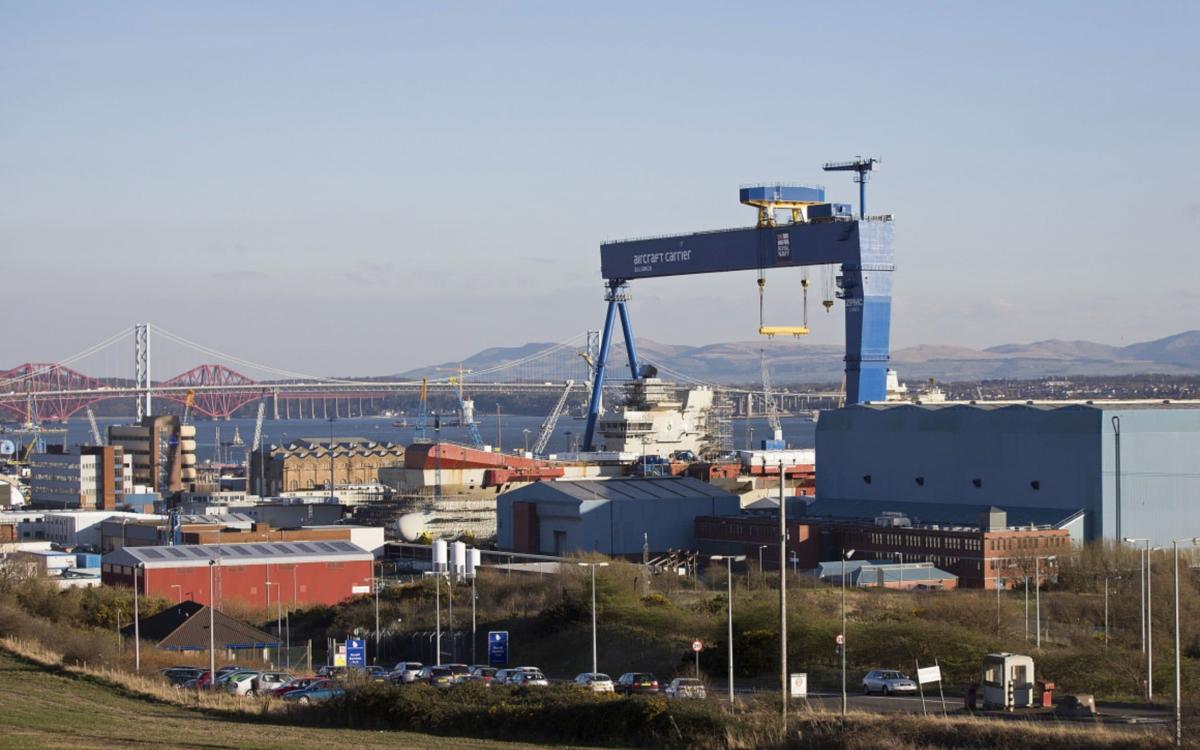 Scottish shipyard begins construction of new Royal Navy warship