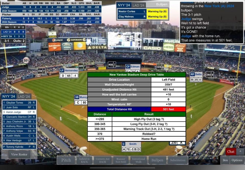 Simulated World Series: Cole, Judge come through for Yankees in Game 5