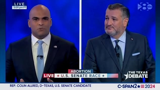 Ted Cruz’s Ex-NFL Linebacker Rival Lands Multiple Debate Zingers