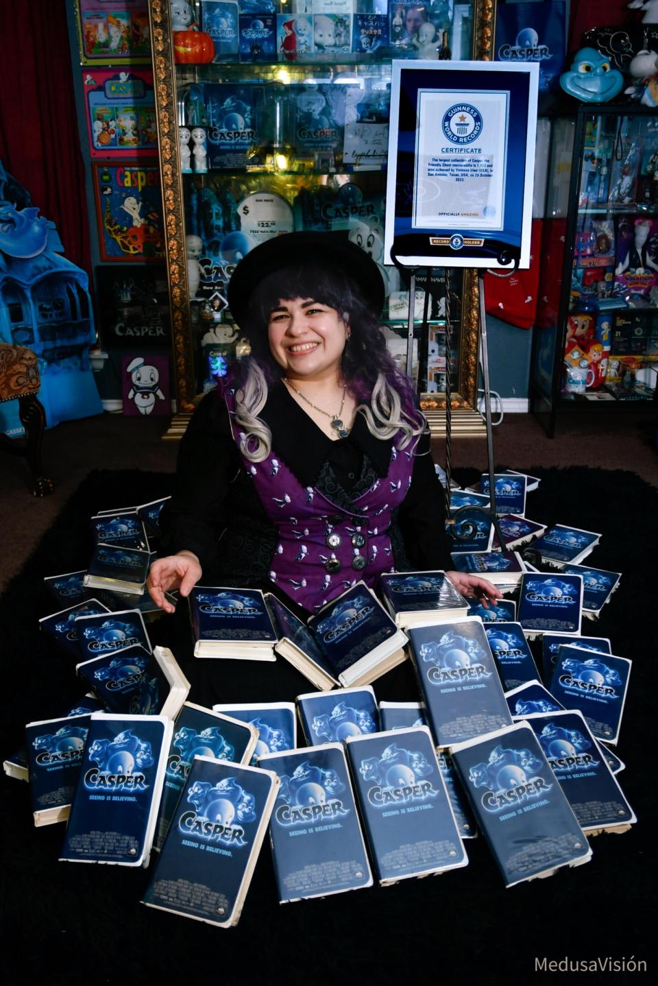 Texas mom holds Guinness World Record for largest collection of Casper memorabilia. She calls the friendly ghost ‘a comfort in my life.’