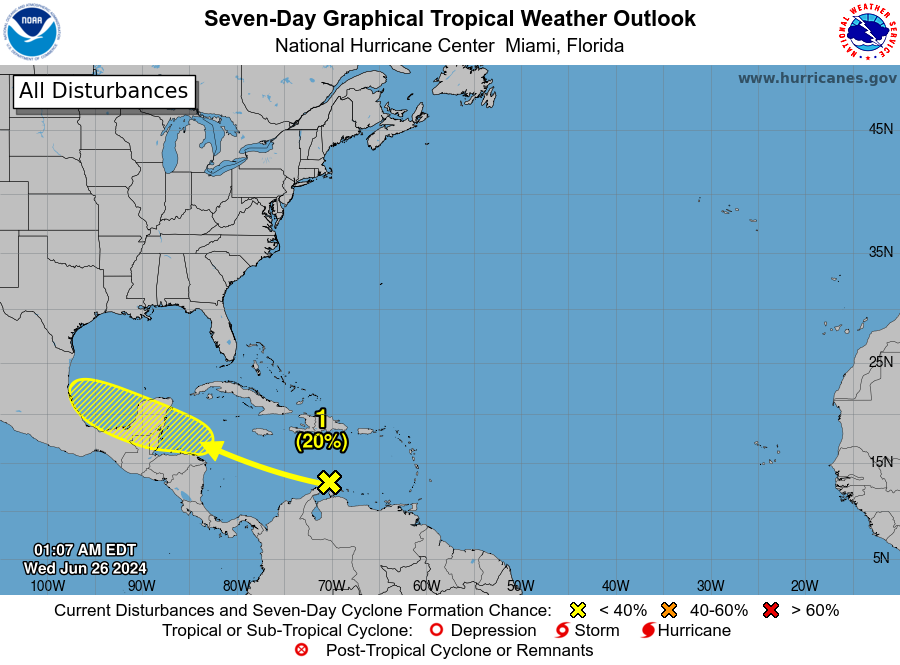 Tropical threat from Invest 94L decreases. See what’s ahead for Florida