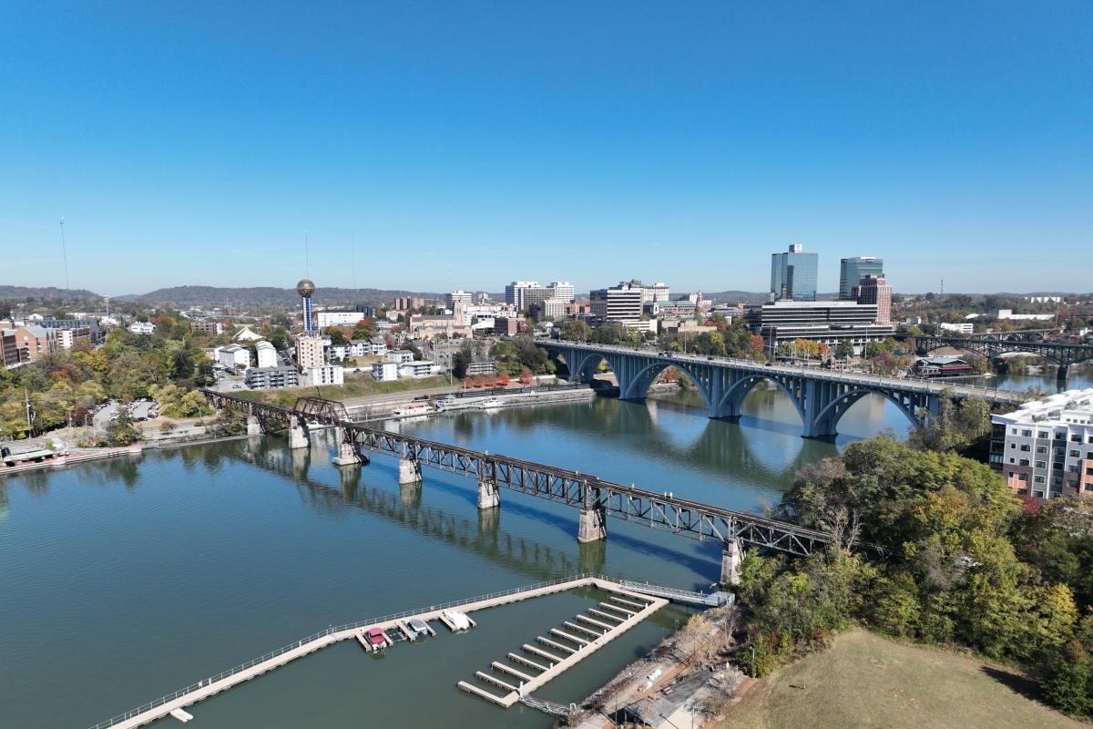 U.S. Coast Guard investigating after barge crashes into a bridge near downtown Knoxville