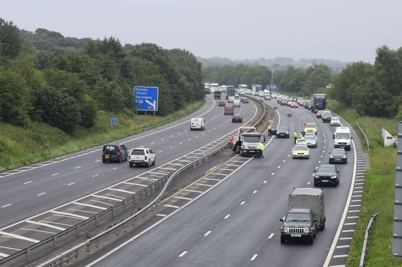 Woman, 60, dies after being hit by ‘number of vehicles’ on M56 motorway