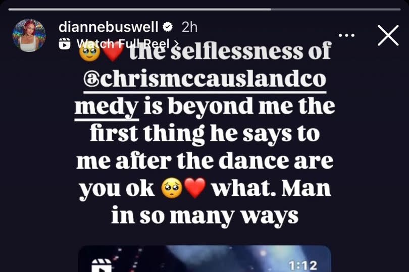 BBC Strictly Come Dancing’s Dianne Buswell ‘fights tears’ over Chris McCausland after fans find secret message