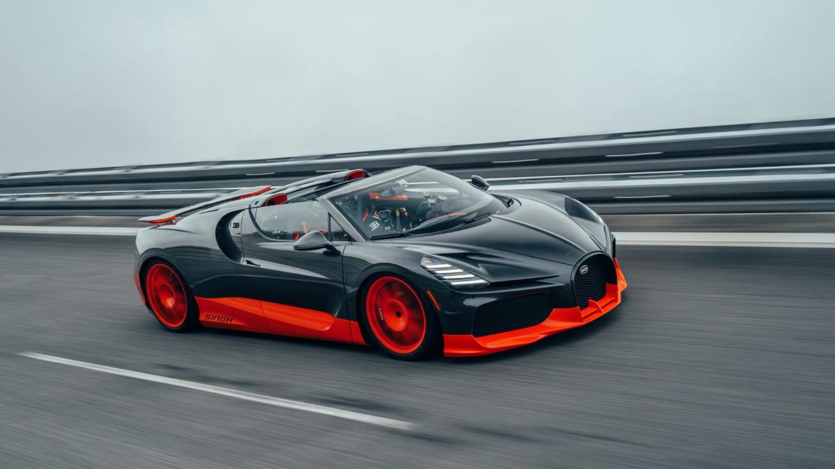 Bugatti Sets New Open-Top Speed Record with W16 Mistral