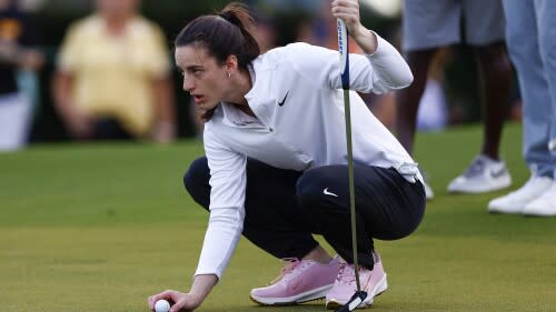 Caitlin Clark delivers big crowd, shines spotlight on women’s golf at Annika pro-am