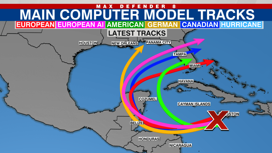 Caribbean disturbance has potential path toward Florida, models show | Tracking the Tropics