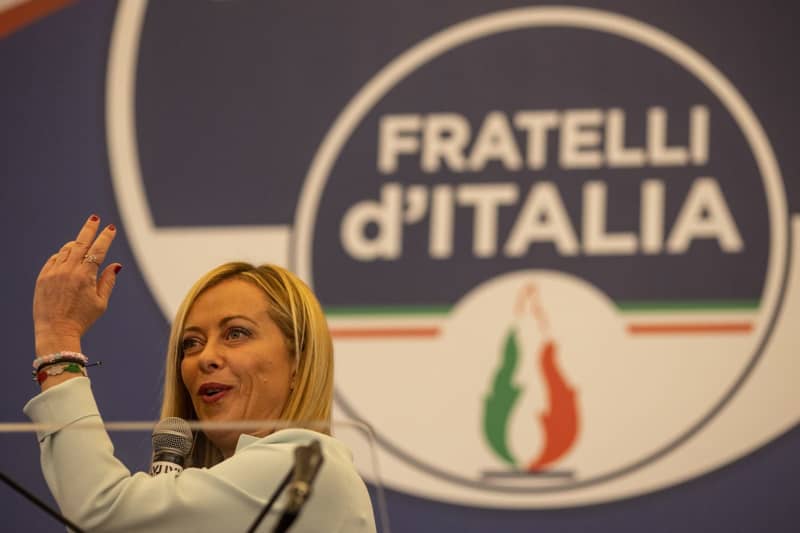 Debate flares in Italy over Meloni party’s ‘fascist flame’