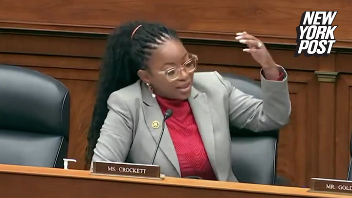 Democratic lawmaker Jasmine Crockett rants about ‘the white man’ during a hearing on the Dismantle DEI Act