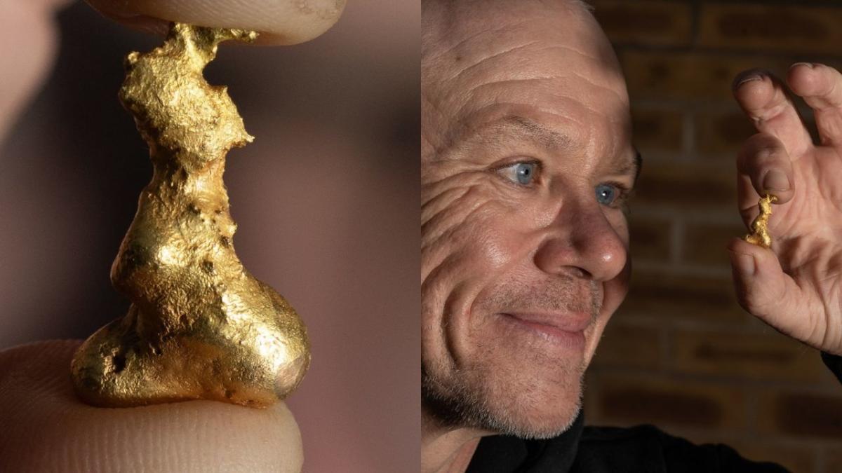 Detectorist unearths nugget of gold shaped like Britain