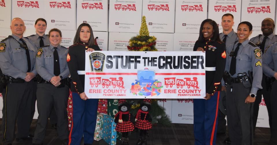 Erie County Toys for Tots asks public to ‘Stuff the Fire Engine’ with Christmas gifts