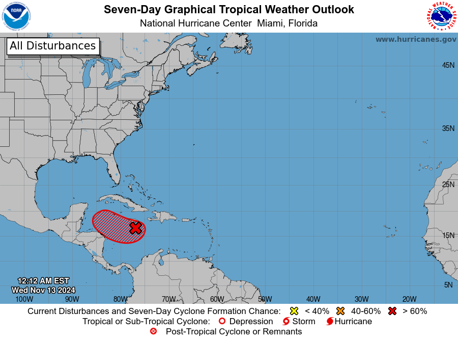 Florida will be in Hurricane Sara’s sights when it forms later this week. See impacts