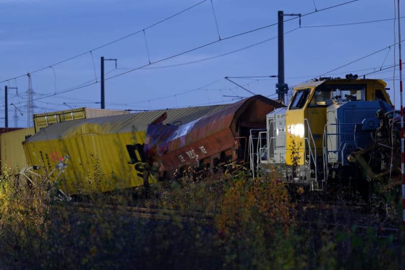 Freight train derails in Germany, injuring three and closing key line