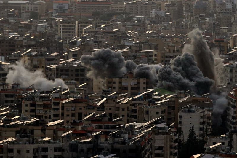 Israel hits Beirut suburbs with more airstrikes