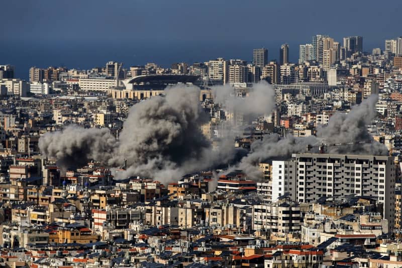 Israel pounds Beirut suburbs as minister vows no let-up for Hezbollah