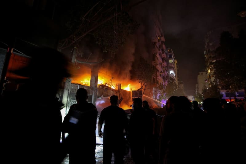 Israeli airstrikes hit central Beirut, kill Hezbollah media chief