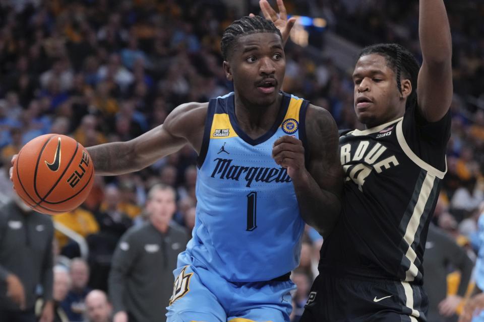 Kam Jones grabs rare triple-double to lead No. 15 Marquette to dominant upset win over No. 6 Purdue