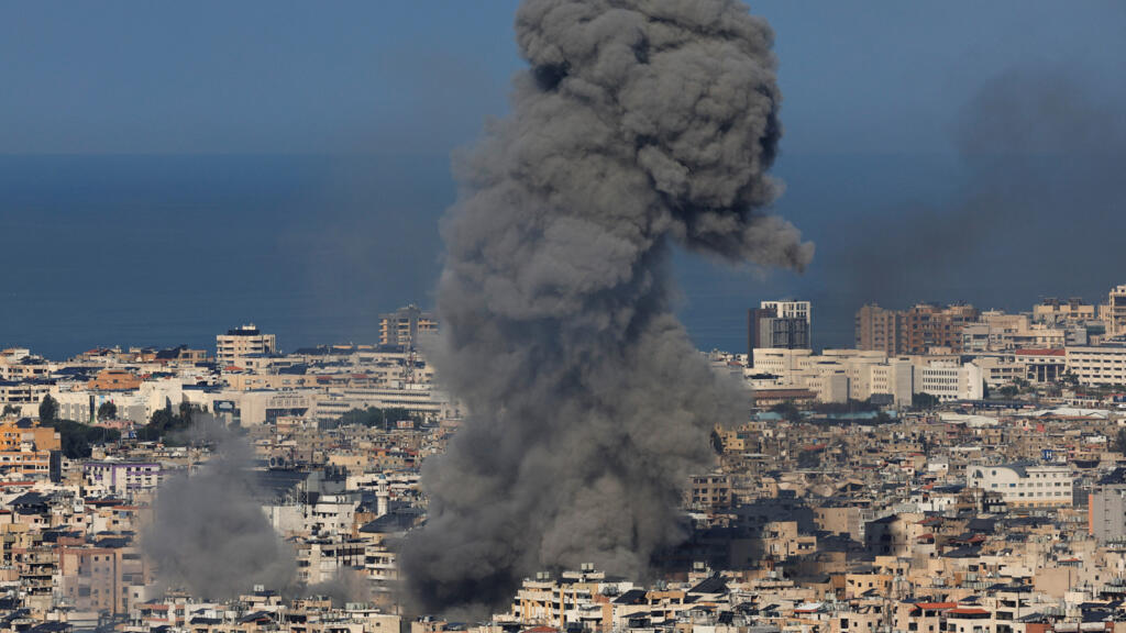 Live: Israel strikes Beirut’s southern suburbs as Lebanon reviews US truce plan