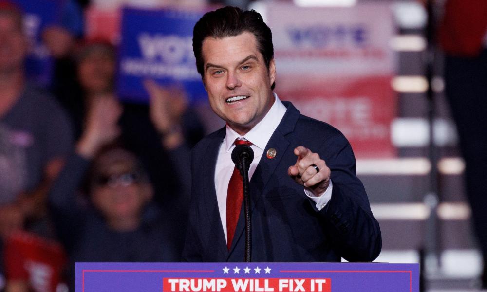 Matt Gaetz charging 0 to make bespoke fan videos on Cameo website