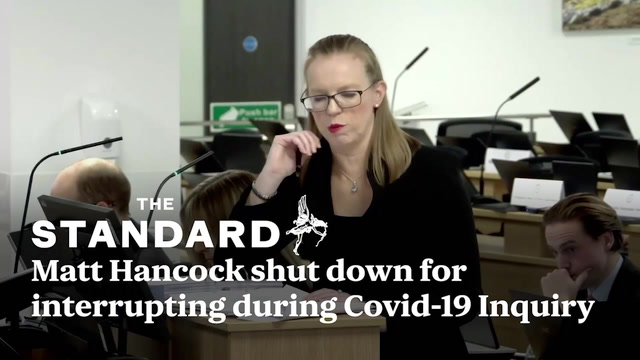 Matt Hancock Shut Down By KC For Interrupting During Covid-19 Inquiry