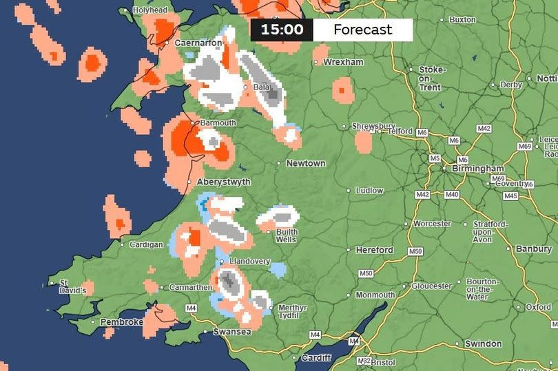 Met Office snow maps show exactly where and when it will fall in Wales next week