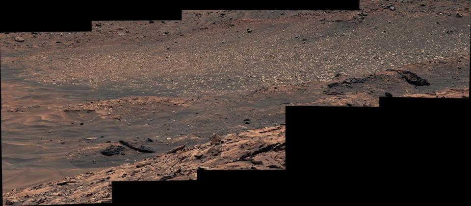 NASA releases stunning images from Mars rover as it searches for evidence life could have existed