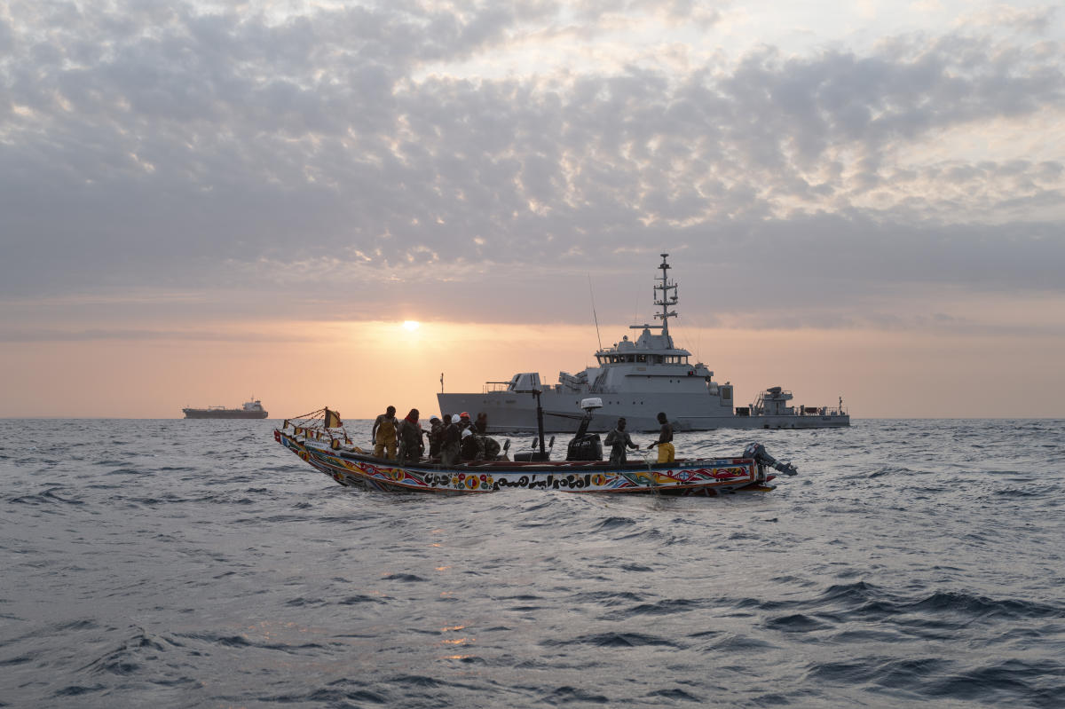 On board with Senegal’s navy as it searches for migrants on a popular but deadly route toward Europe