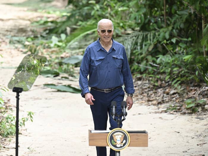 People Are Obsessed With This Video Of Joe Biden Wandering Into The Amazon Rainforest, And It’s The Meme We All Needed Right Now