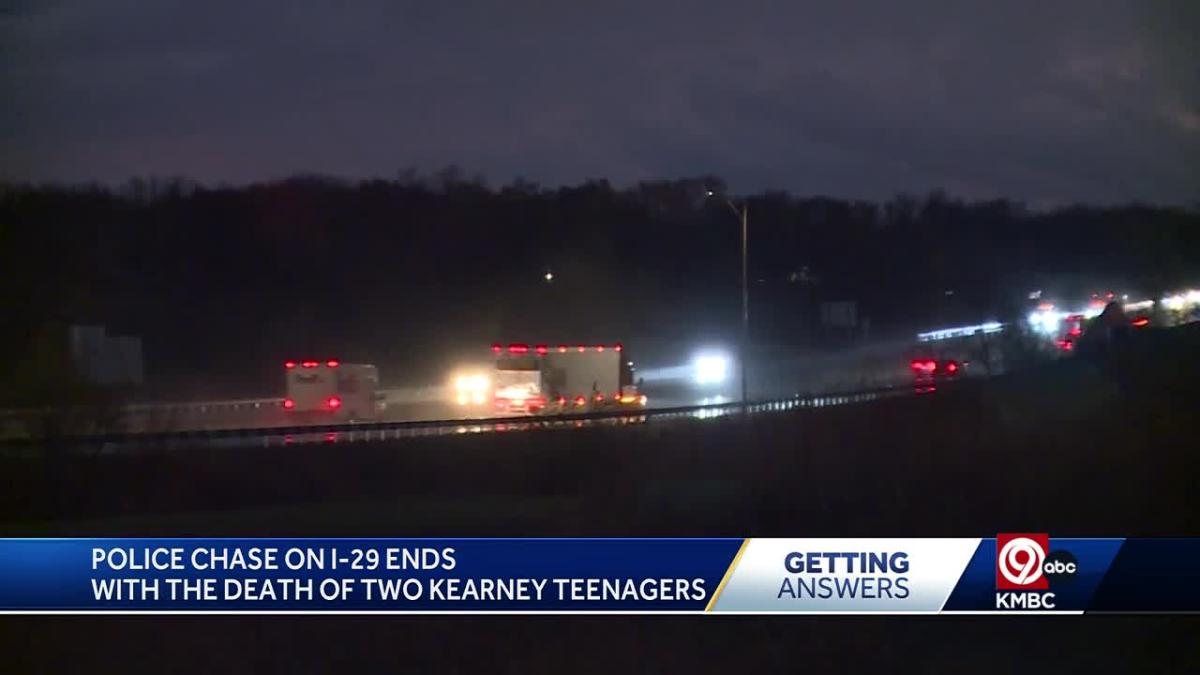 Police pursuit on Missouri-Iowa border on I-29 ends with death of Kearney teens