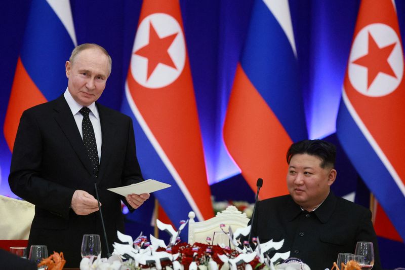 Putin signs into law mutual defence treaty with North Korea