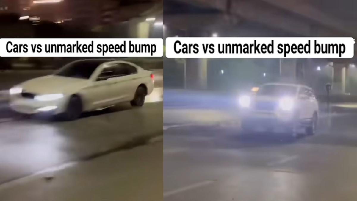 Secret Speed Bump Surprises Motorists